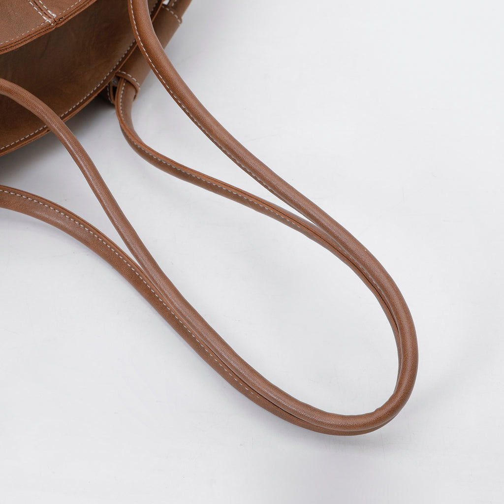 Vintage Soft Pleated Cloud Shoulder Bag, Knotted Side Strap Casual Underarm Hobo Handbag for Women Daily Commute