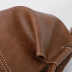 Vintage Soft Pleated Cloud Shoulder Bag, Knotted Side Strap Casual Underarm Hobo Handbag for Women Daily Commute