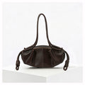 Vintage Soft Pleated Cloud Shoulder Bag, Knotted Side Strap Casual Underarm Hobo Handbag for Women Daily Commute
